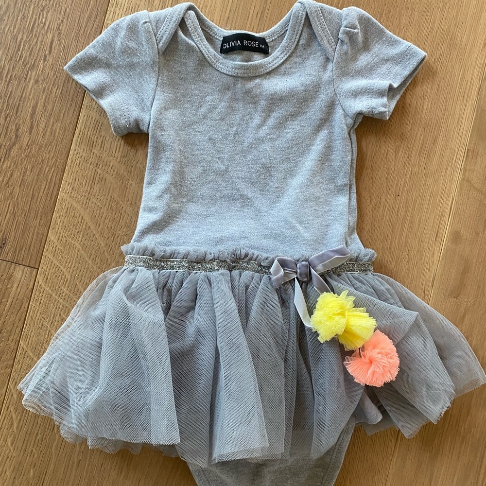 Olivia Rose Onesie Tutu dress 6-12m